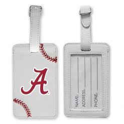 Zumer Sport Luggage Tags Alabama Crimson Tide Baseball Luggage Tag