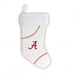 Zumer Sport Alabama Crimson Tide 18" Baseball Christmas Stocking HOME & OFFICE