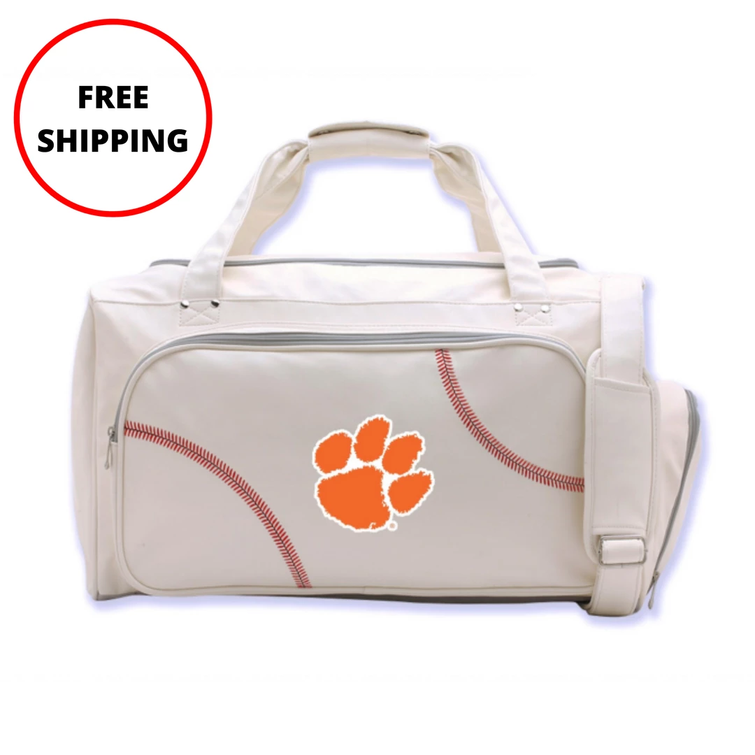 Zumer Sport Clemson Tigers Baseball Duffel Bag 1 Zumer Sport Clemson Tigers Baseball Duffel Bag