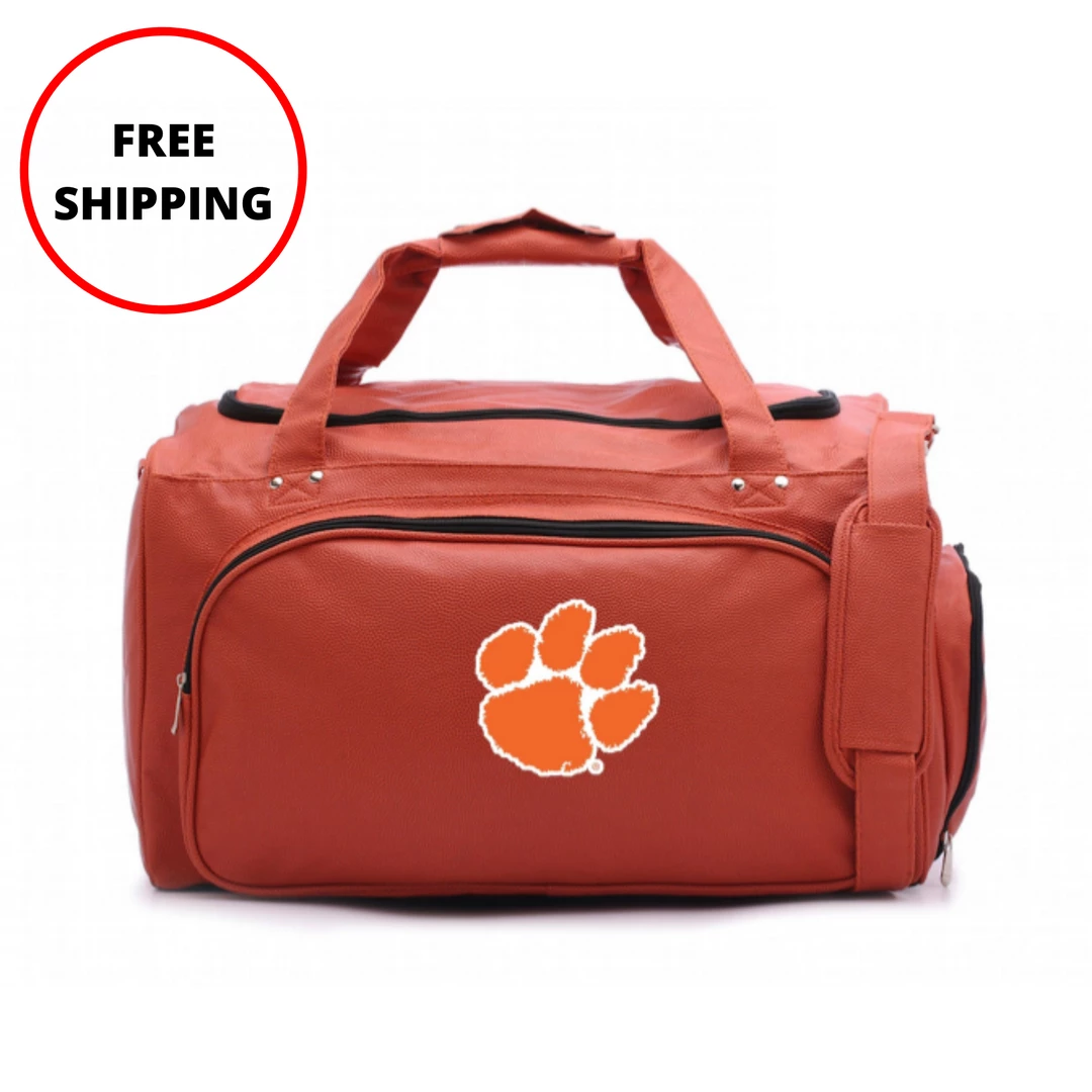 Zumer Sport Clemson Tigers Basketball Duffel Bag BAGS 1 Zumer Sport Clemson Tigers Basketball Duffel Bag BAGS