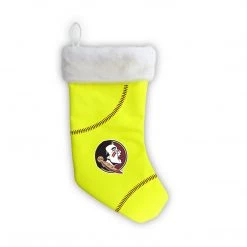 Zumer Sport Florida State Seminoles 18" Softball Christmas Stocking HOME & OFFICE