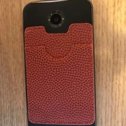 Zumer Sport Stick-On Cellphone Wallets Basketball Stick-On Cellphone Wallet