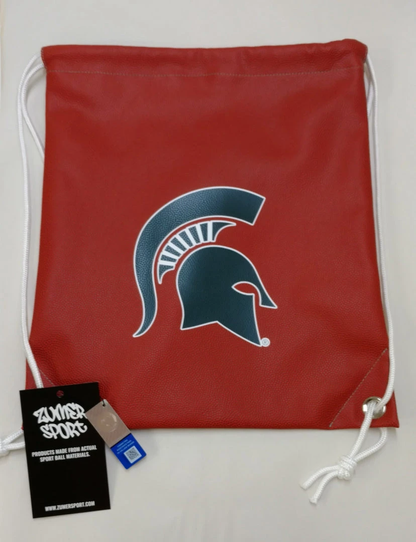 Zumer Sport Michigan State Spartans Basketball Drawstring Bag BAGS 3 Zumer Sport Michigan State Spartans Basketball Drawstring Bag BAGS