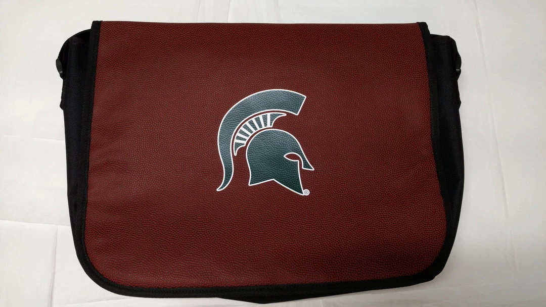 Zumer Sport Michigan State Spartans Football Messenger Bag BAGS 2 Zumer Sport Michigan State Spartans Football Messenger Bag BAGS