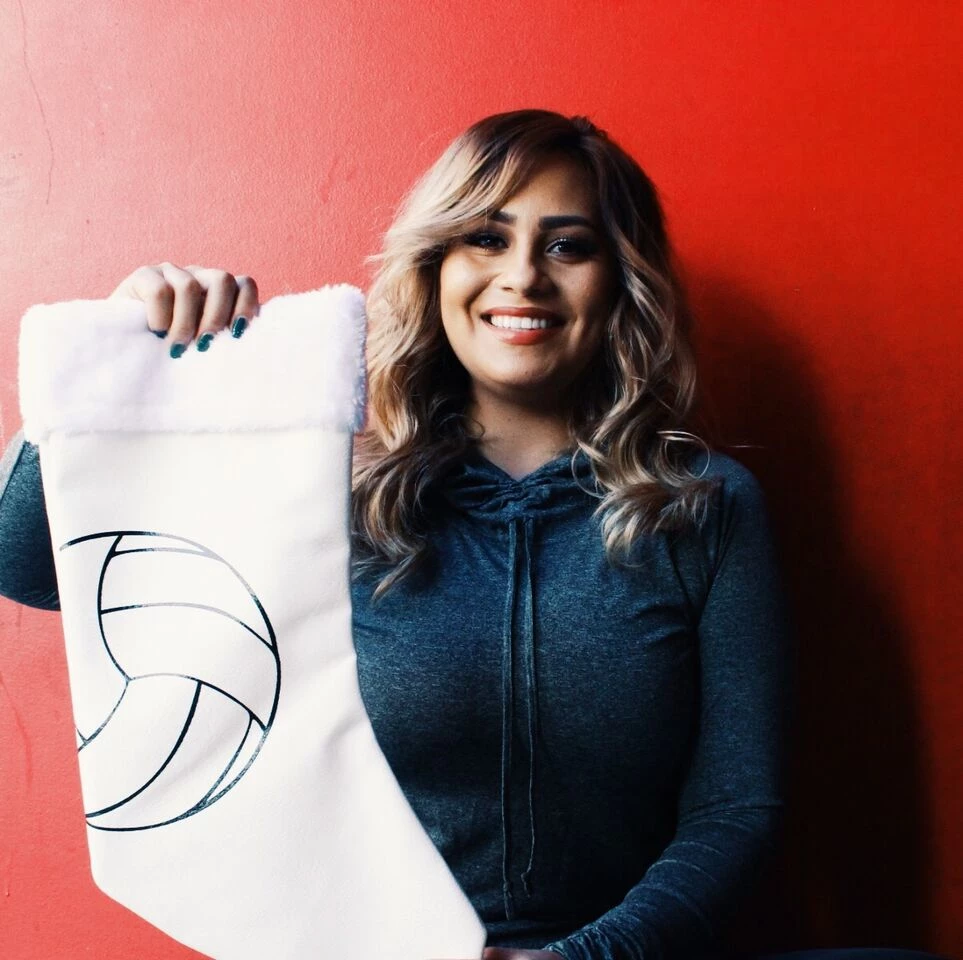 Zumer Sport 18" Volleyball Christmas Stocking 3 Zumer Sport 18" Volleyball Christmas Stocking