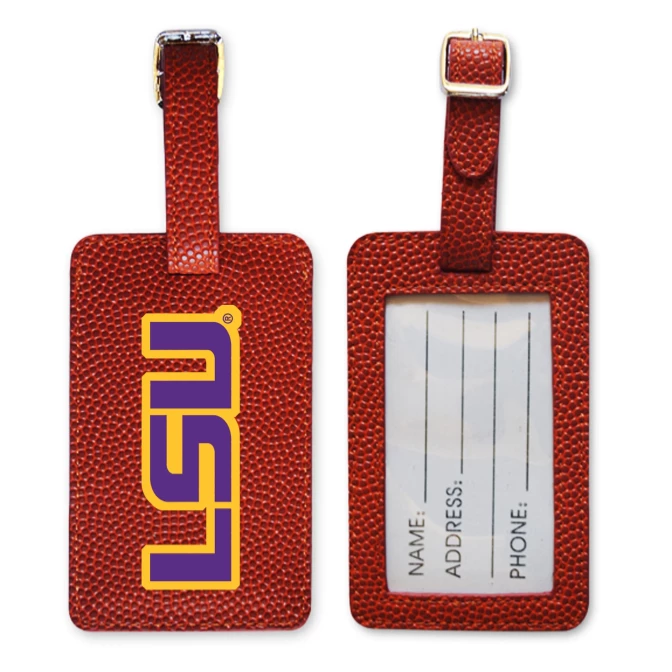 Zumer Sport LSU Tigers Basketball Luggage Tag 1 Zumer Sport LSU Tigers Basketball Luggage Tag