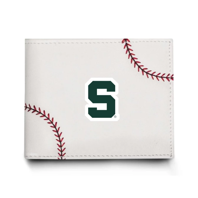 Zumer Sport Michigan State Spartans Baseball Men's Wallet Men's Wallets 1 Zumer Sport Michigan State Spartans Baseball Men's Wallet Men's Wallets