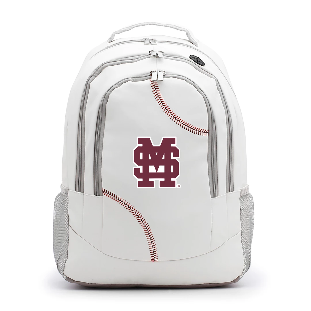 Zumer Sport Mississippi State Bulldogs Baseball Backpack BAGS 1 Zumer Sport Mississippi State Bulldogs Baseball Backpack BAGS