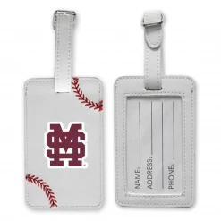 Zumer Sport Luggage Tags Mississippi State Bulldogs Baseball Luggage Tag
