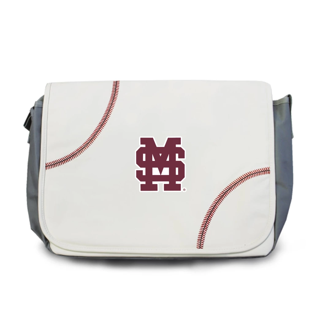 Zumer Sport Mississippi State Bulldogs Baseball Messenger Bag 1 Zumer Sport Mississippi State Bulldogs Baseball Messenger Bag