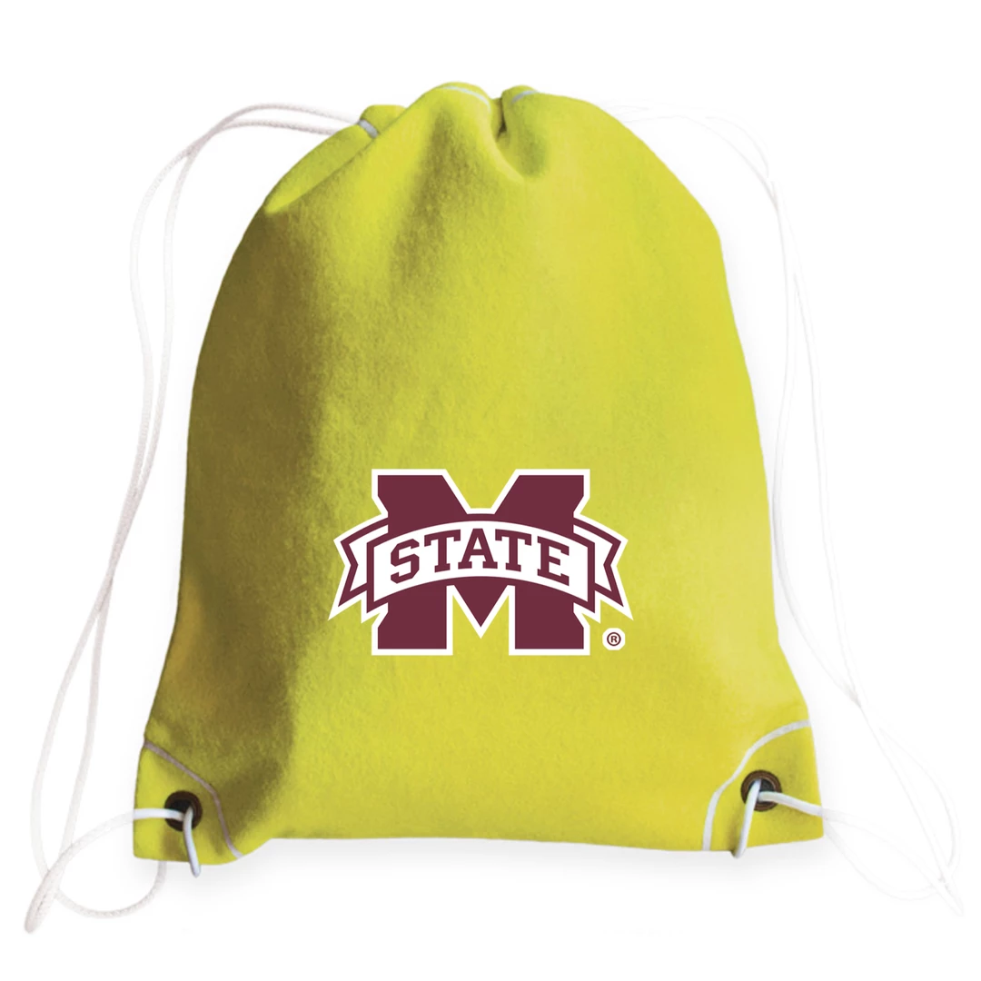 Zumer Sport Mississippi State Bulldogs Tennis Drawstring Bag BAGS 1 Zumer Sport Mississippi State Bulldogs Tennis Drawstring Bag BAGS