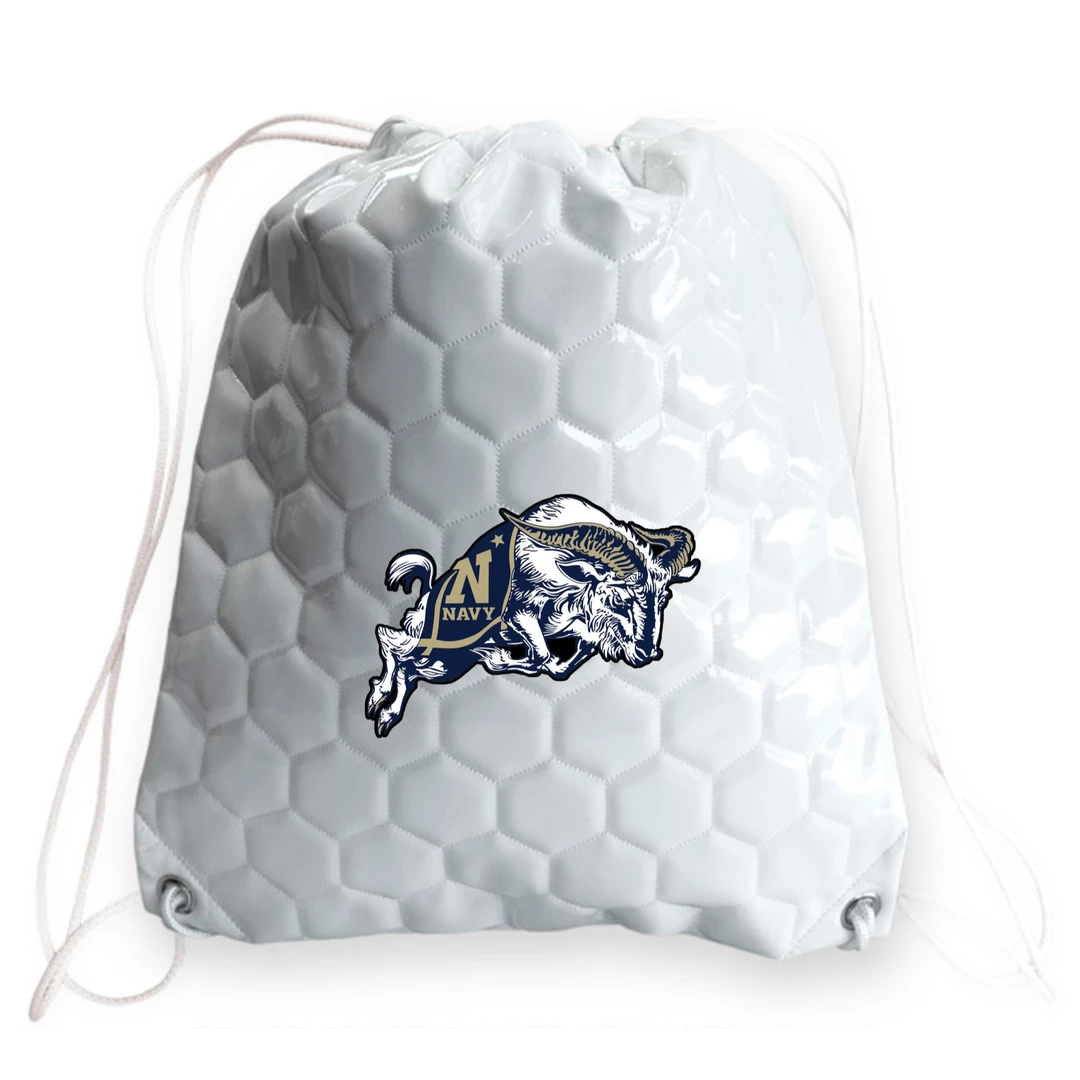 Zumer Sport Navy Midshipmen Soccer Drawstring Bag 1 Zumer Sport Navy Midshipmen Soccer Drawstring Bag
