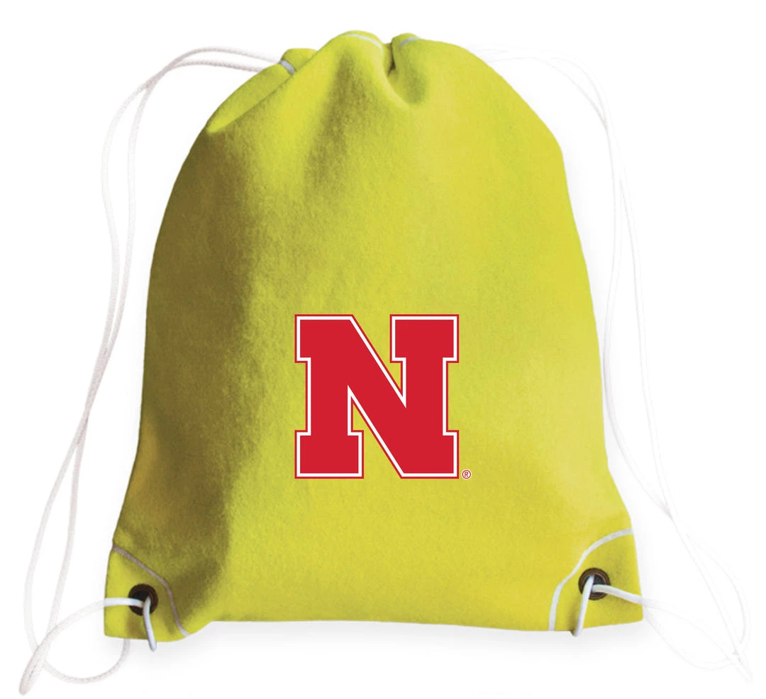 Zumer Sport Nebraska Cornhuskers Tennis Drawstring Bag BAGS 1 Zumer Sport Nebraska Cornhuskers Tennis Drawstring Bag BAGS