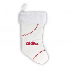 Zumer Sport HOME & OFFICE Ole Miss Rebels 18" Baseball Christmas Stocking