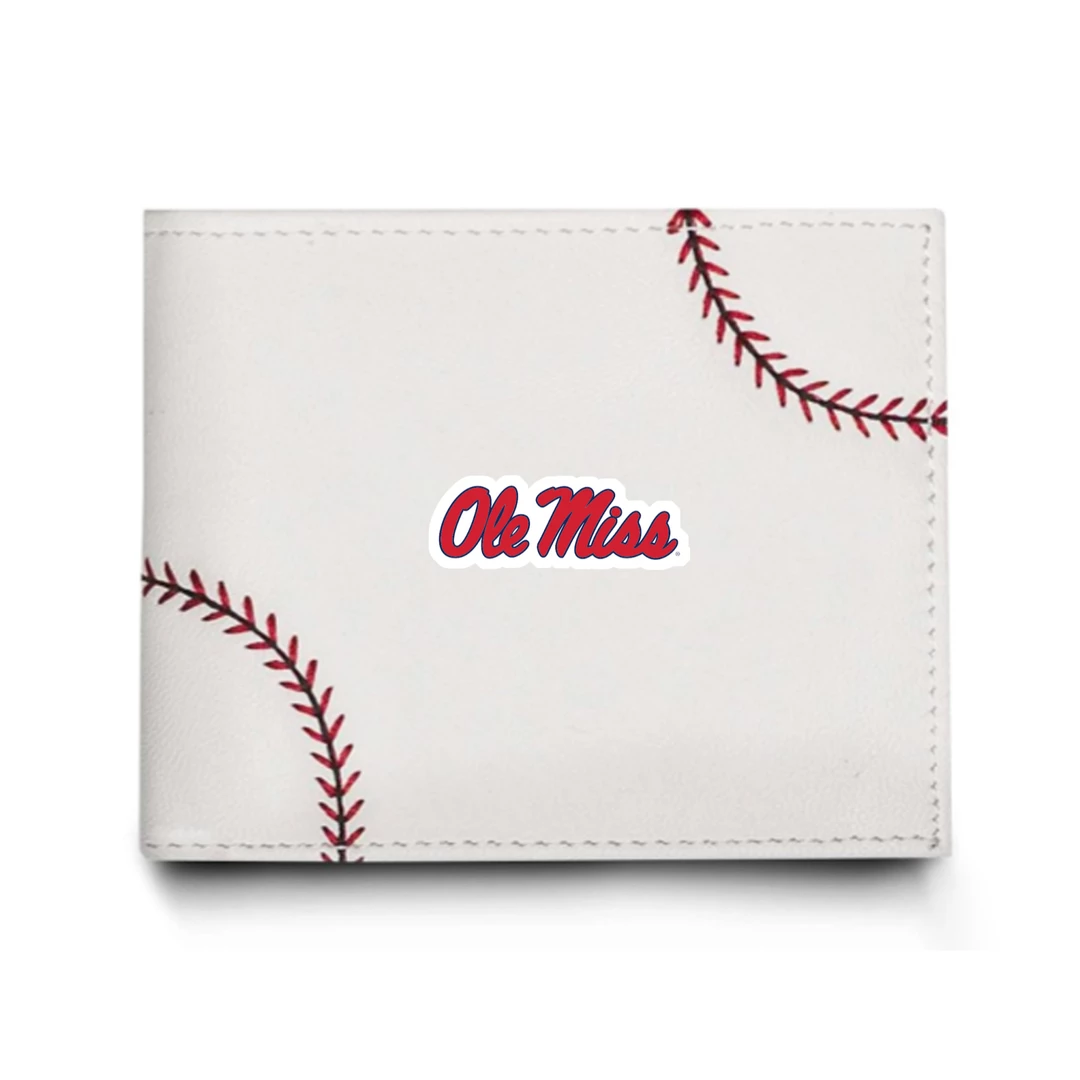 Zumer Sport Men's Wallets Ole Miss Rebels Baseball Men's Wallet 1 Zumer Sport Men's Wallets Ole Miss Rebels Baseball Men's Wallet