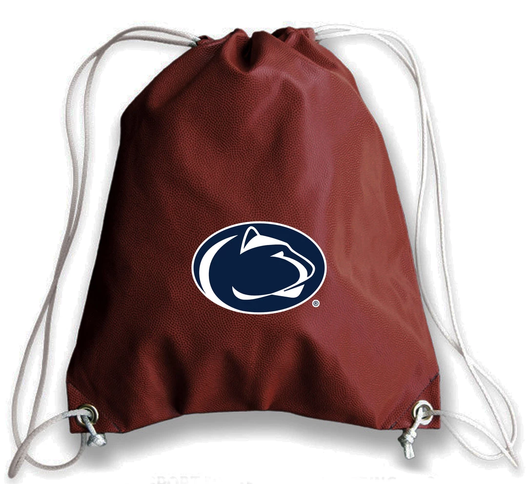 Zumer Sport BAGS Penn State Nittany Lions Football Drawstring Bag 1 Zumer Sport BAGS Penn State Nittany Lions Football Drawstring Bag