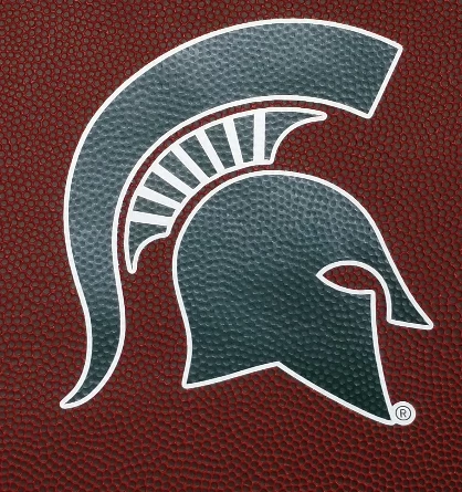 Zumer Sport Michigan State Spartans Football Drawstring Bag BAGS 2 Zumer Sport Michigan State Spartans Football Drawstring Bag BAGS