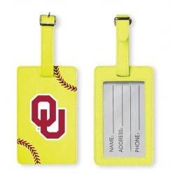 Zumer Sport Oklahoma Sooners Softball Luggage Tag