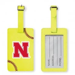 Zumer Sport Nebraska Cornhuskers Softball Luggage Tag