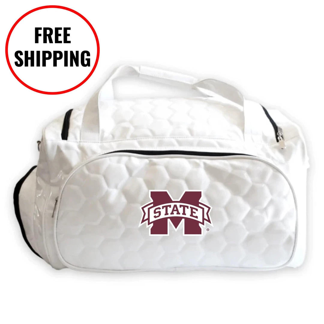 Zumer Sport BAGS Mississippi State Bulldogs Soccer Duffel Bag 1 Zumer Sport BAGS Mississippi State Bulldogs Soccer Duffel Bag