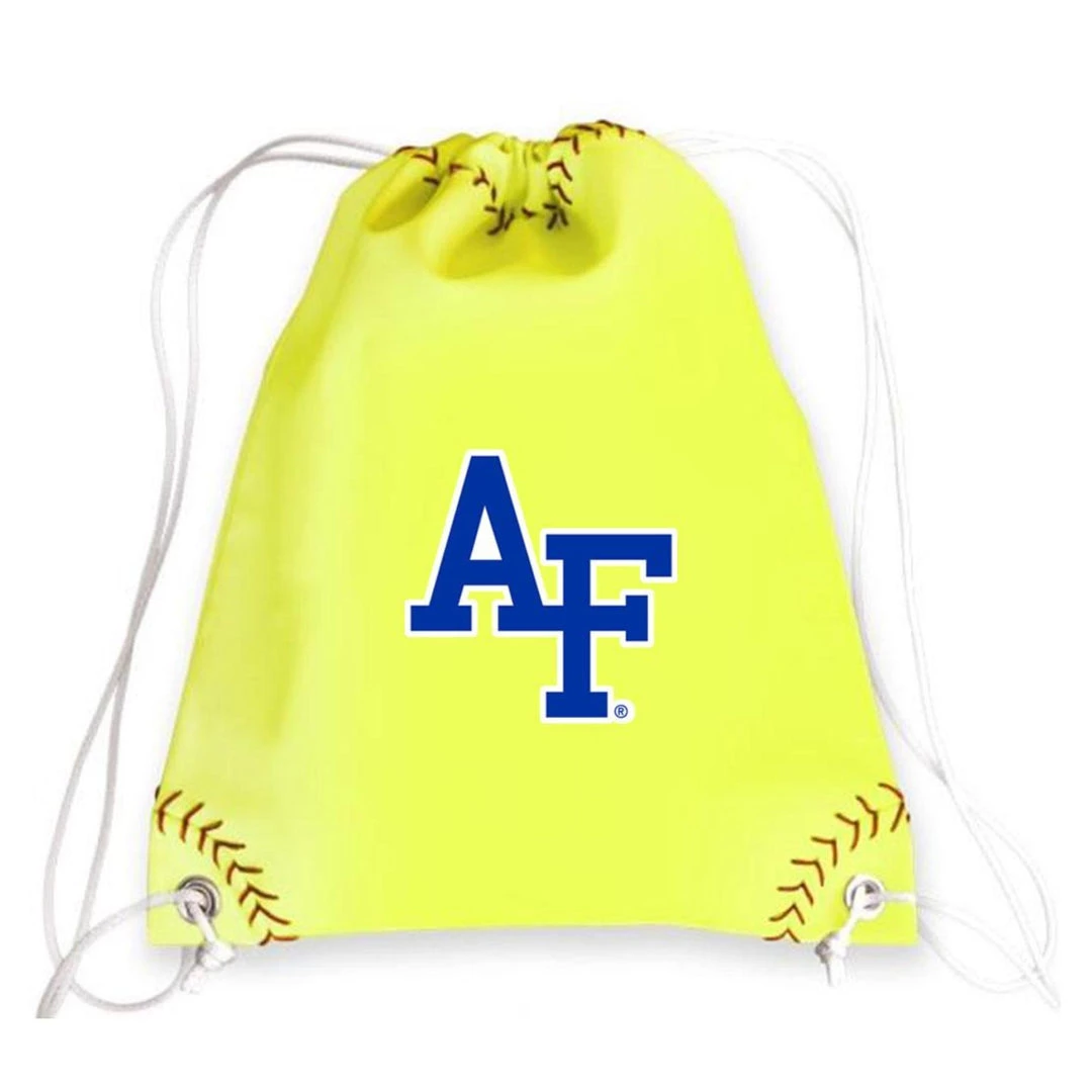 Zumer Sport Air Force Falcons Softball Drawstring Bag BAGS 1 Zumer Sport Air Force Falcons Softball Drawstring Bag BAGS