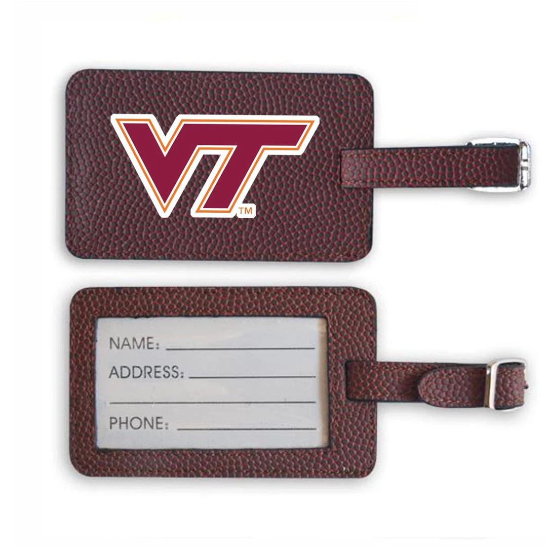 Zumer Sport Virginia Tech Hokies Football Luggage Tag 1 Zumer Sport Virginia Tech Hokies Football Luggage Tag