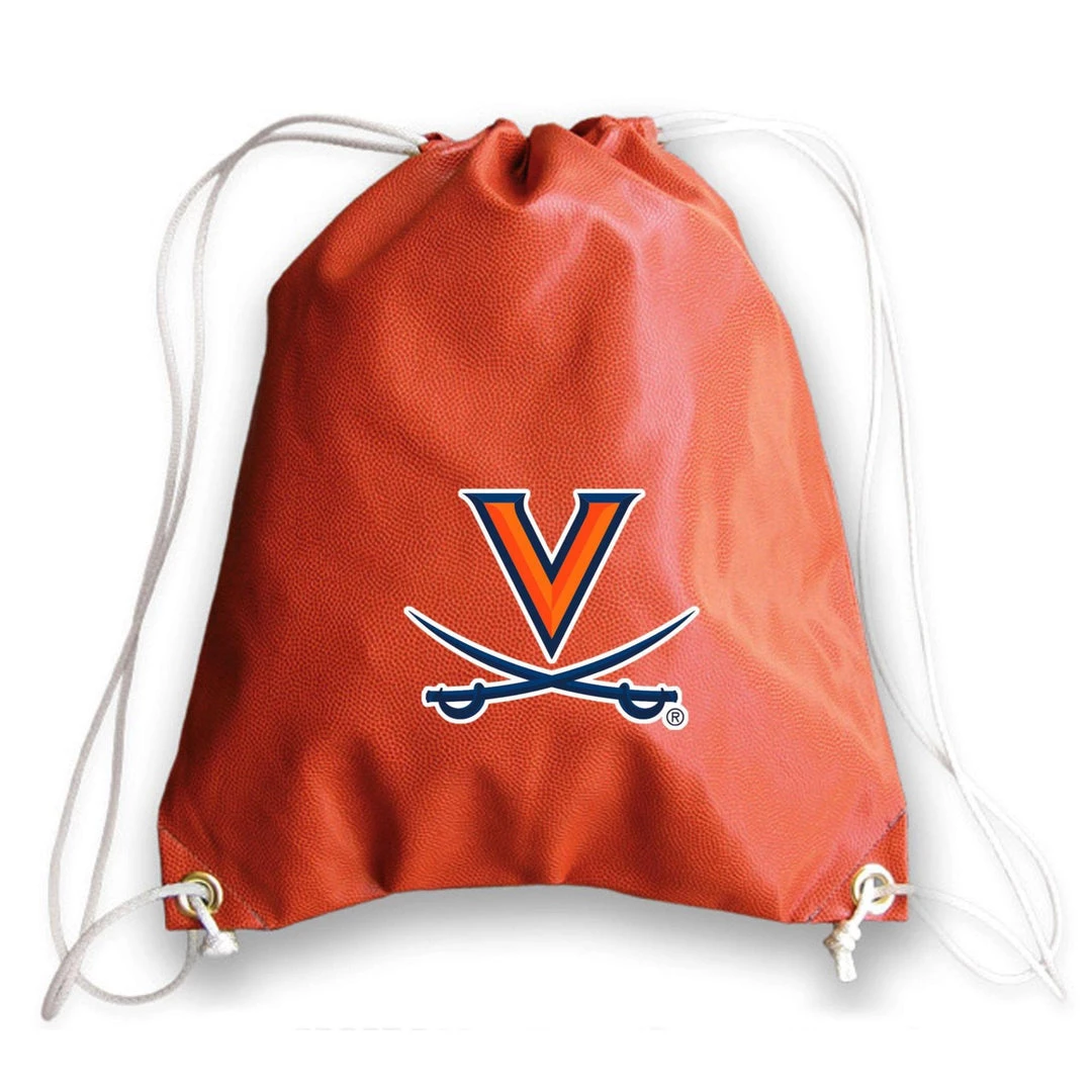 Zumer Sport Virginia Cavaliers Basketball Drawstring Bag 1 Zumer Sport Virginia Cavaliers Basketball Drawstring Bag