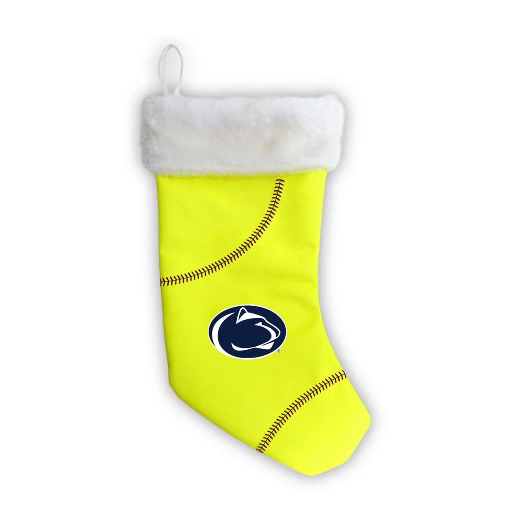 Zumer Sport HOME & OFFICE Penn State Nittany Lions 18" Softball Christmas Stocking 1 Zumer Sport HOME & OFFICE Penn State Nittany Lions 18" Softball Christmas Stocking