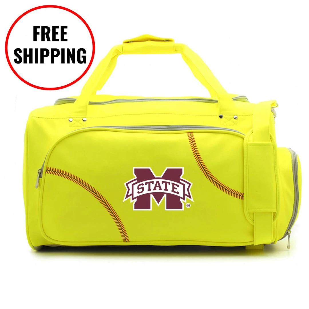 Zumer Sport BAGS Mississippi State Bulldogs Softball Duffel Bag 1 Zumer Sport BAGS Mississippi State Bulldogs Softball Duffel Bag