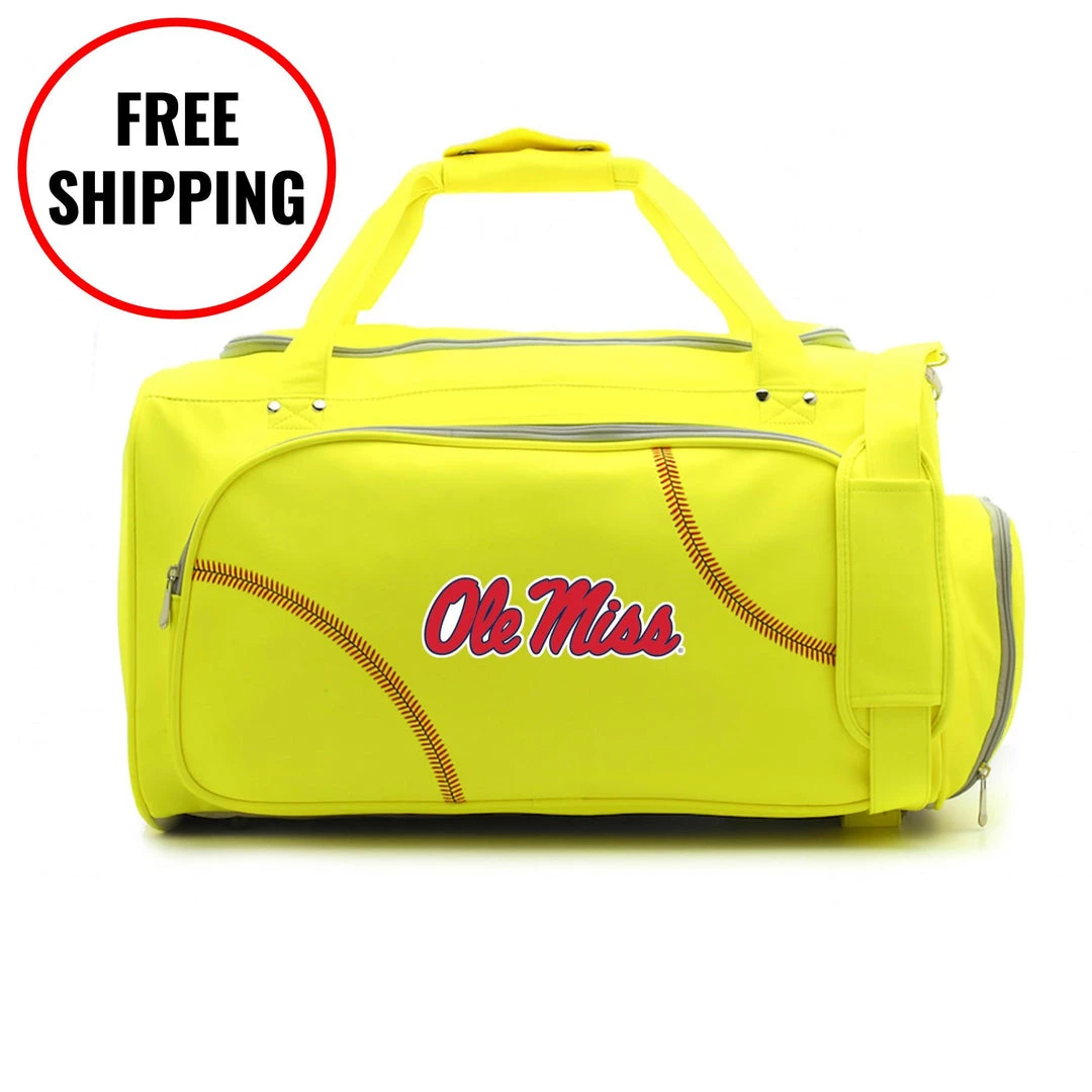 Zumer Sport Ole Miss Rebels Softball Duffel Bag 1 Zumer Sport Ole Miss Rebels Softball Duffel Bag