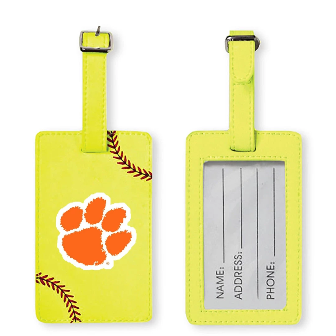 Zumer Sport Clemson Tigers Softball Luggage Tag Luggage Tags 1 Zumer Sport Clemson Tigers Softball Luggage Tag Luggage Tags