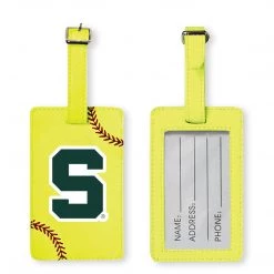 Zumer Sport Luggage Tags Michigan State Spartans Softball Luggage Tag