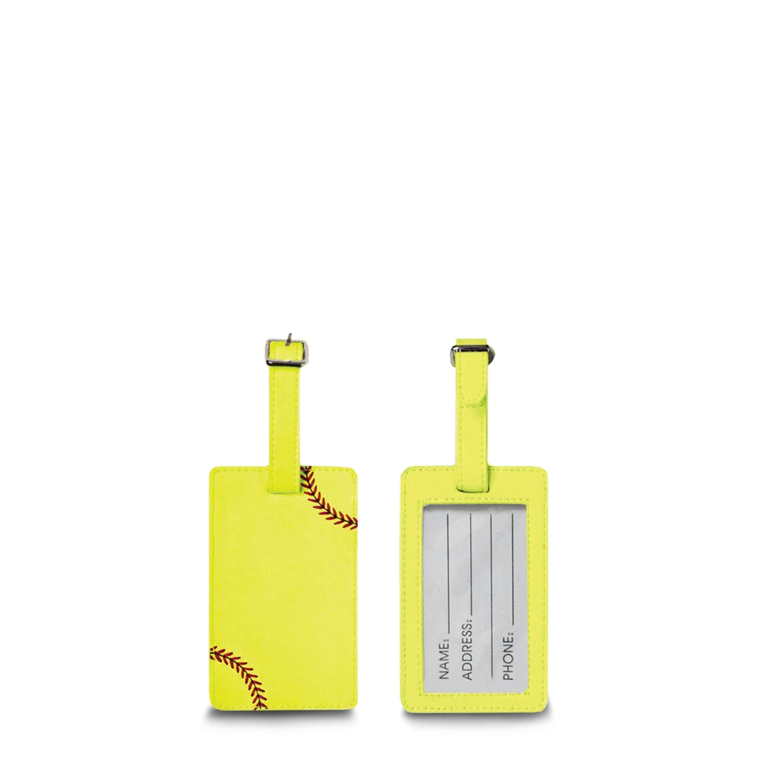 Zumer Sport Softball Luggage Tag 2 Zumer Sport Softball Luggage Tag