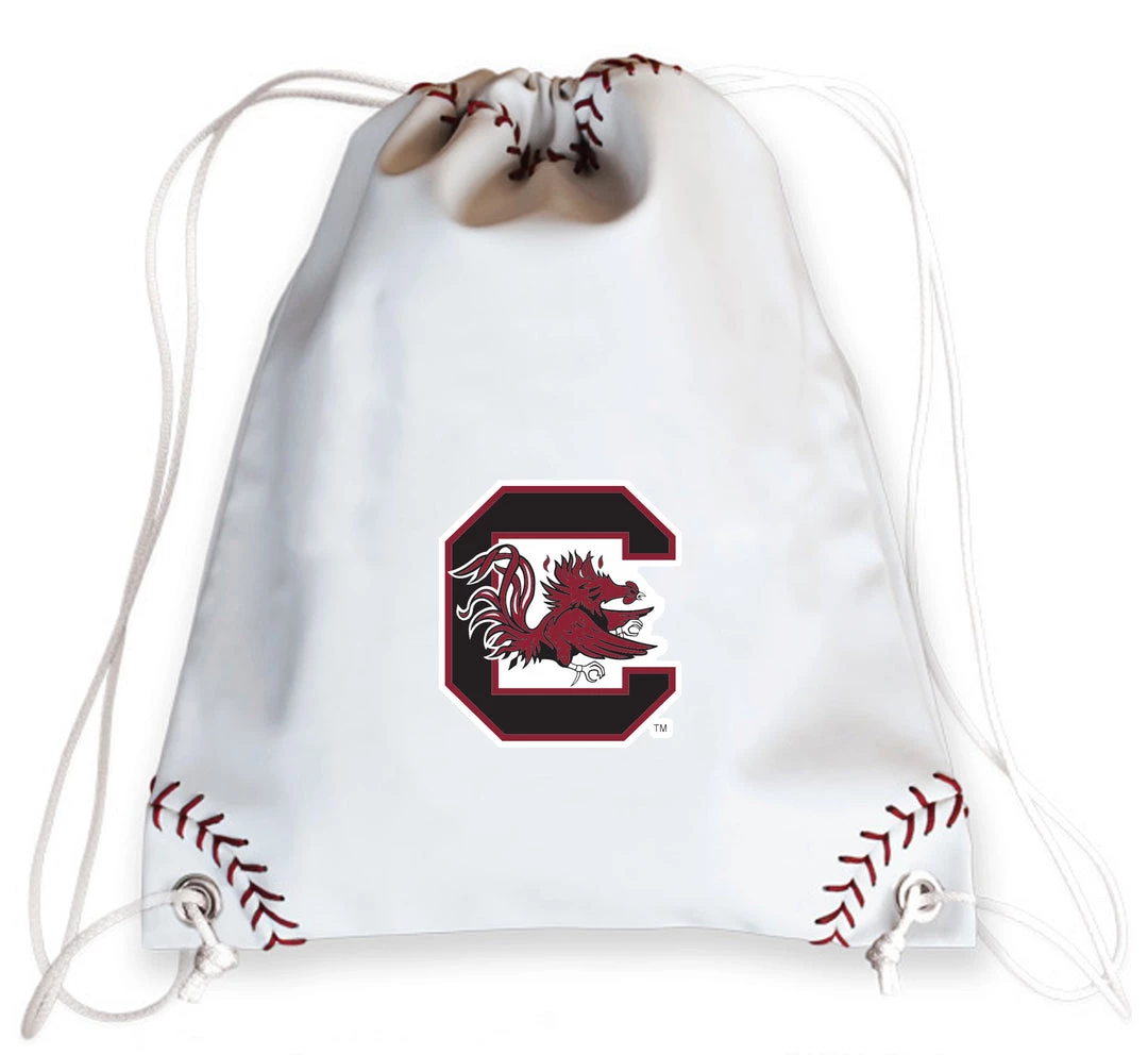Zumer Sport BAGS South Carolina Gamecocks Baseball Drawstring Bag 1 Zumer Sport BAGS South Carolina Gamecocks Baseball Drawstring Bag