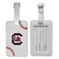 Zumer Sport South Carolina Gamecocks Baseball Luggage Tag