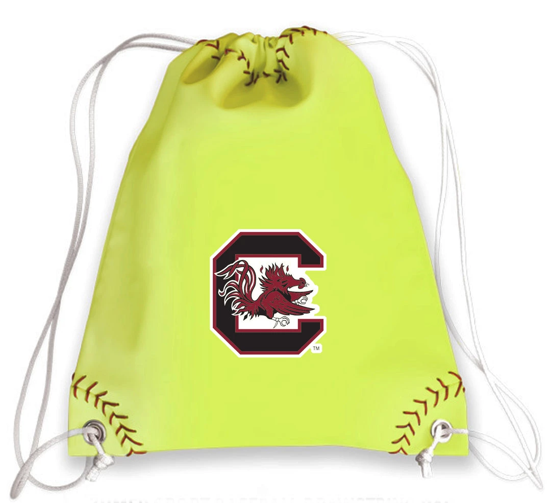 Zumer Sport BAGS South Carolina Gamecocks Softball Drawstring Bag 1 Zumer Sport BAGS South Carolina Gamecocks Softball Drawstring Bag