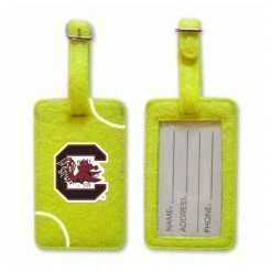 Zumer Sport Luggage Tags South Carolina Gamecocks Tennis Luggage Tag