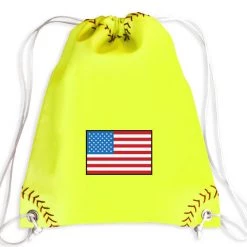 Zumer Sport USA Softball Drawstring Bag Drawstring Bags