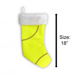 Zumer Sport HOME & OFFICE 18" Softball Christmas Stocking 8 Zumer Sport HOME & OFFICE 18