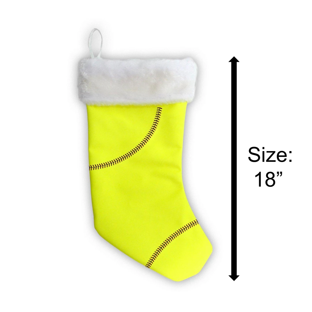 Zumer Sport HOME & OFFICE Tennessee Volunteers 18" Softball Christmas Stocking 4 Zumer Sport HOME & OFFICE Tennessee Volunteers 18" Softball Christmas Stocking