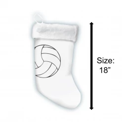 Zumer Sport 18" Volleyball Christmas Stocking 9 Zumer Sport 18