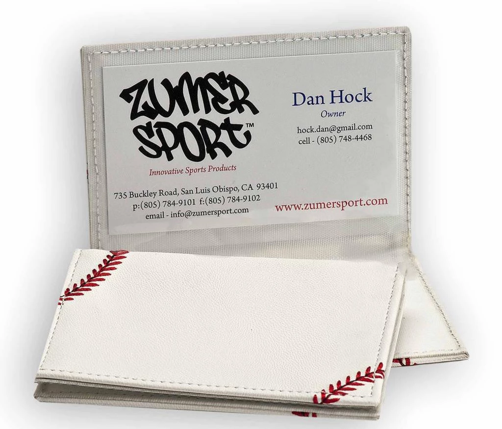 Zumer Sport Baseball Business Card Holder 1 Zumer Sport Baseball Business Card Holder