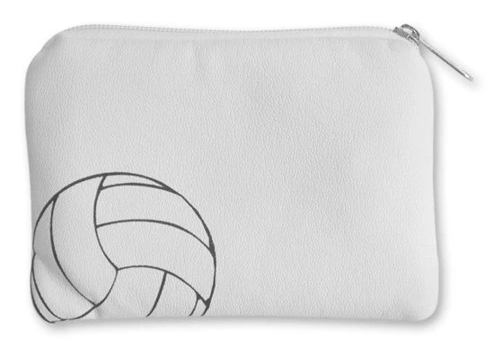 Zumer Sport ACCESSORIES Factory Seconds Volleyball Coin Purse 1 Zumer Sport ACCESSORIES Factory Seconds Volleyball Coin Purse